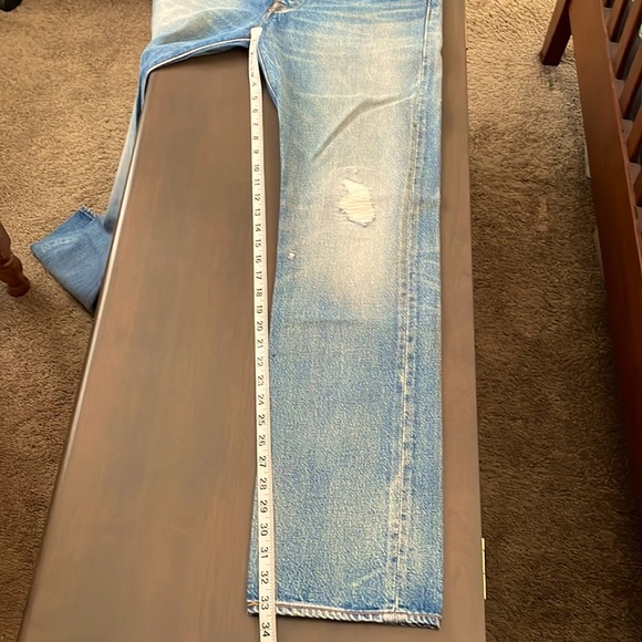 NWOT Men’s Levi’s Stonewashed Destroyed 501’s - Picture 12 of 15